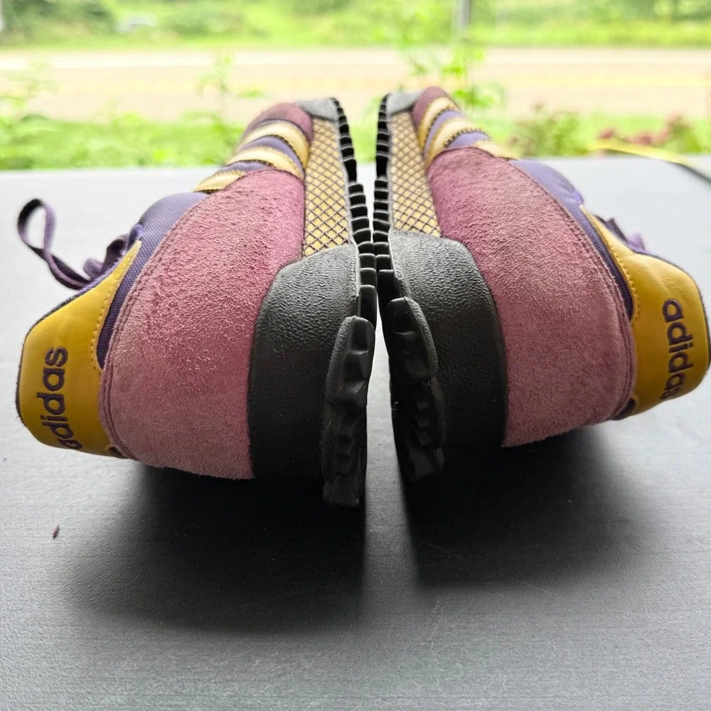 Adidas‎ 2002 Marathon TR Purple Yellow Sneakers Mens 10 Low Top Trail Run Shoes